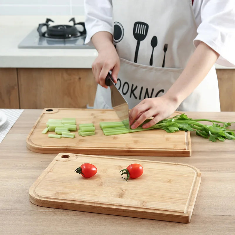 Thick Strong Bamboo wood cutting board Cutting pad baby food