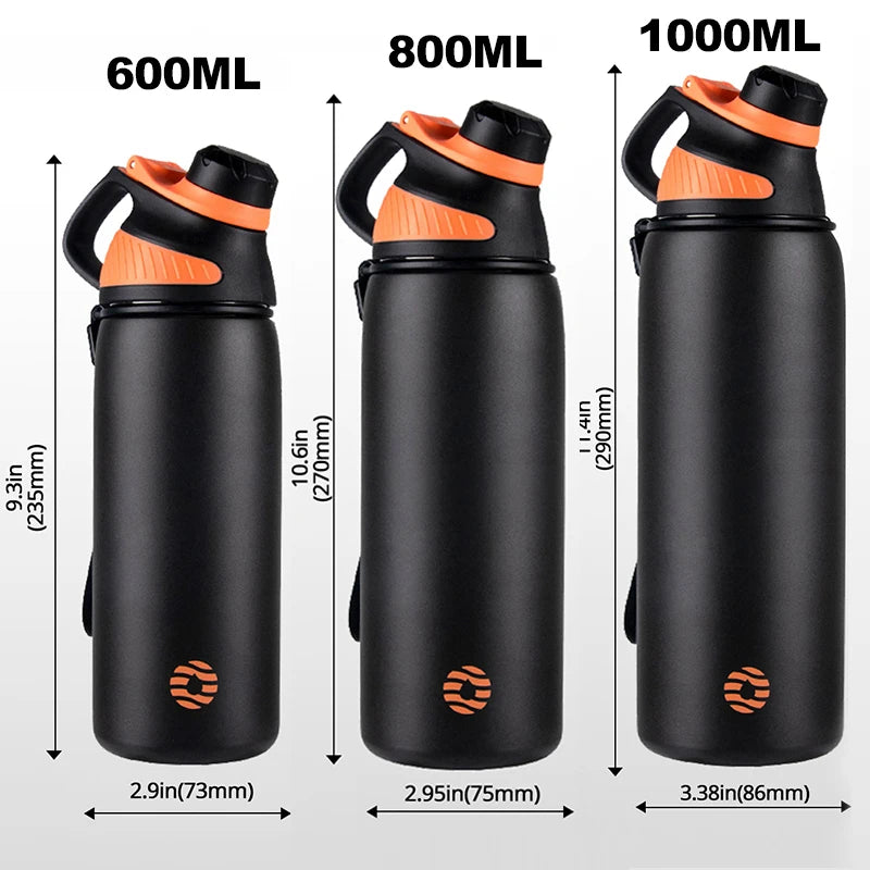 1000ml Stainless Steel Thermos with Magnetic Lid | Stay Hydrated Anywhere 🌄