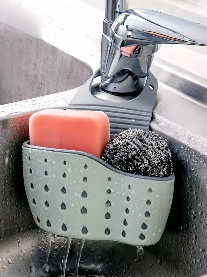 🧽✨ The Aspire Shop Punch-Free Sink Sponge Basket