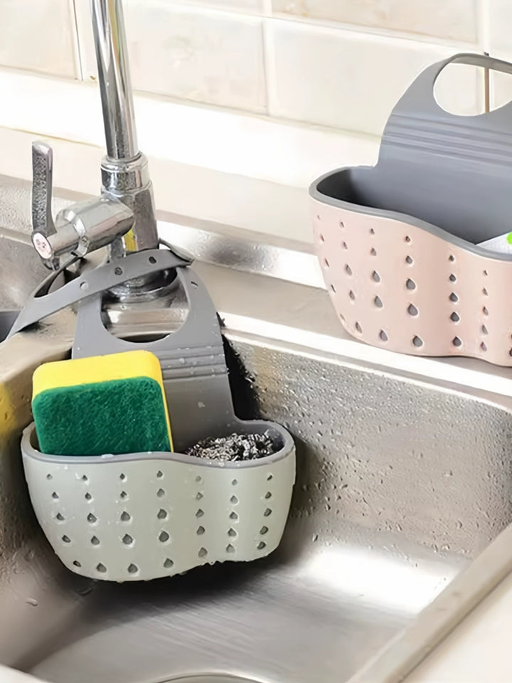 🧽✨ The Aspire Shop Punch-Free Sink Sponge Basket