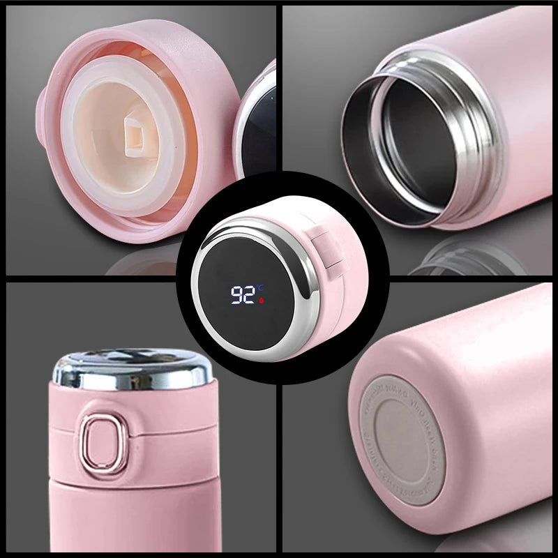 420ml Smart Temperature Display  Stainless Steel Thermos Bottle