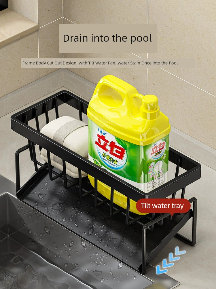 🧼✨ The Aspire Shop Stainless Steel Kitchen Rack - Detergent Storage ✨🧽