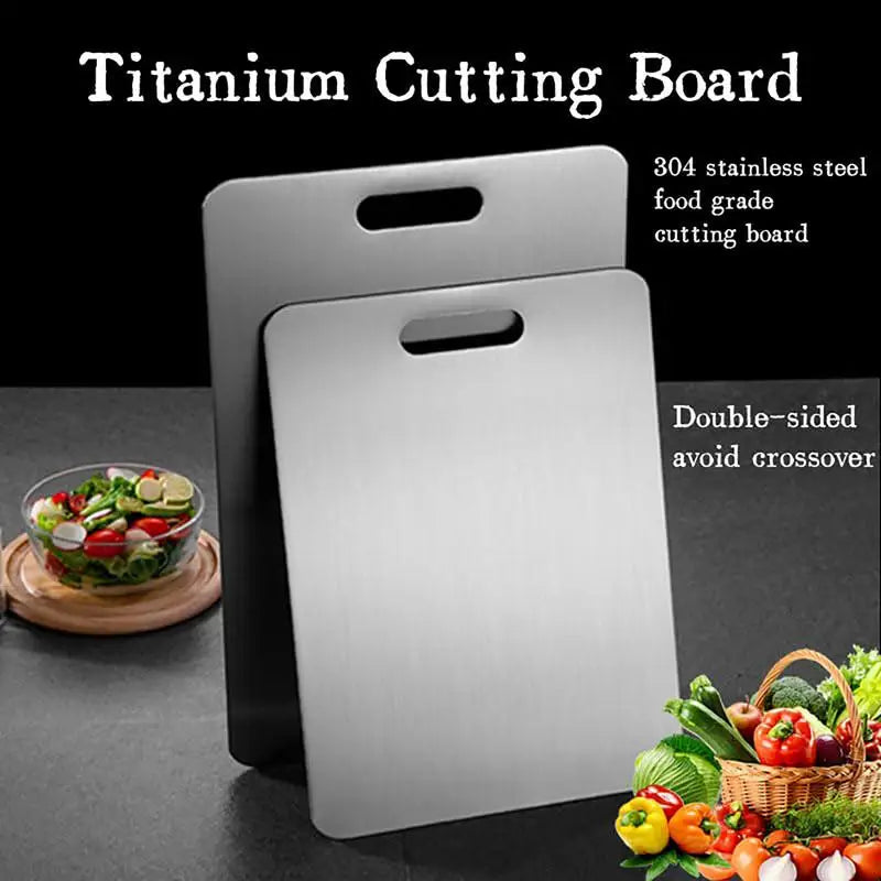 HypeUp Double-Sided Food-Grade Cutting Board - Thick, Mildew-Resistant