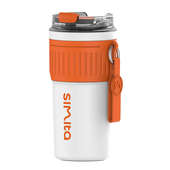 ☕ Stainless Steel Travel Coffee Mug | 500ml/400ml Capacity 🚀