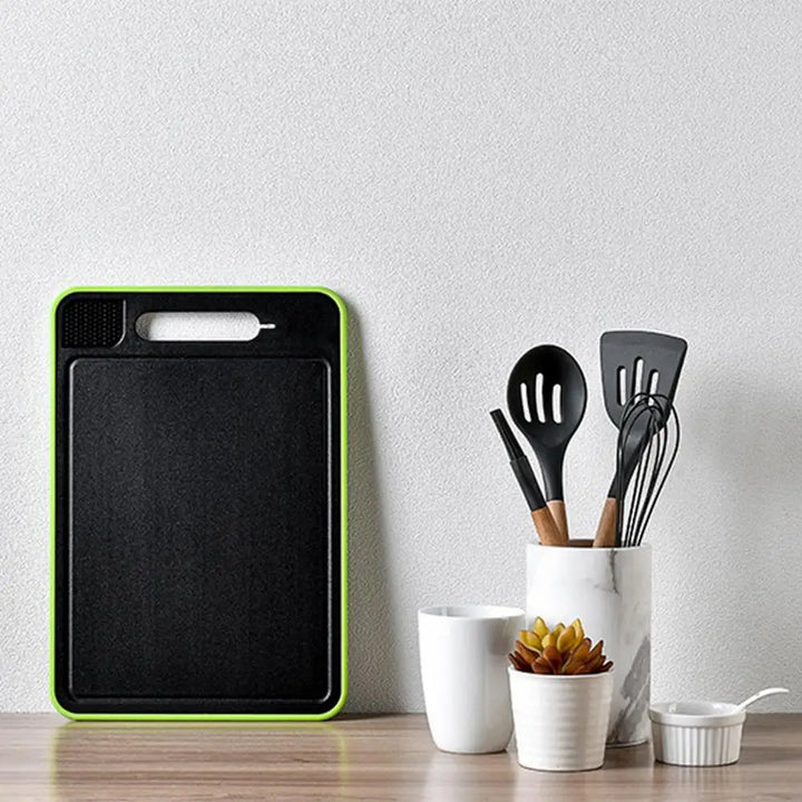 Multifunctional Cutting Board with Defrosting Tray & Grate