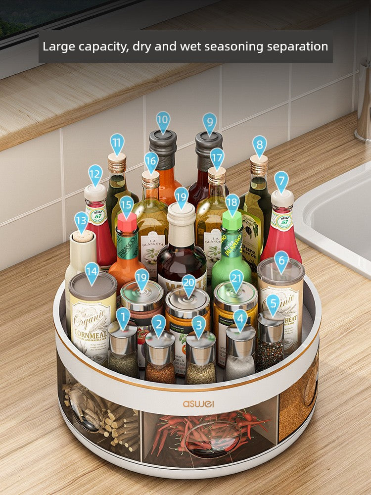 🧂 Rotating Spice Rack – The Aspire Shop 🌟