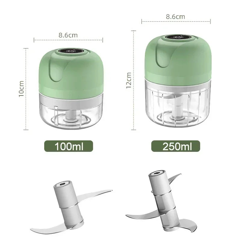 Mini Electric Garlic &amp; Meat Grinder