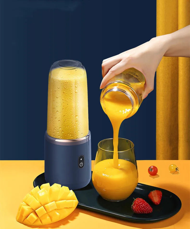 🍹 Portable USB Fresh Juice Blender - 400ml Mini Mixer & Electric Juicer 🥤