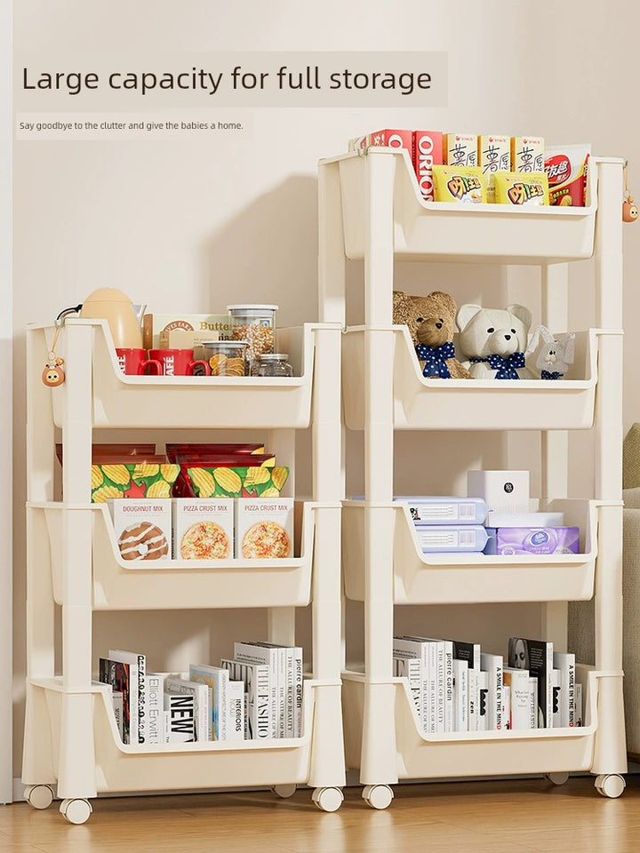 ✨ 3-Tier Movable Bookshelf & Kitchen Trolley | The Aspire Shop 🚀