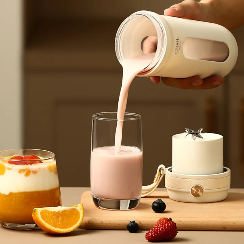 🍹 USB Rechargeable Portable Blender with 10 Blades – Effortless Smoothies & Juices Anywhere 🥤