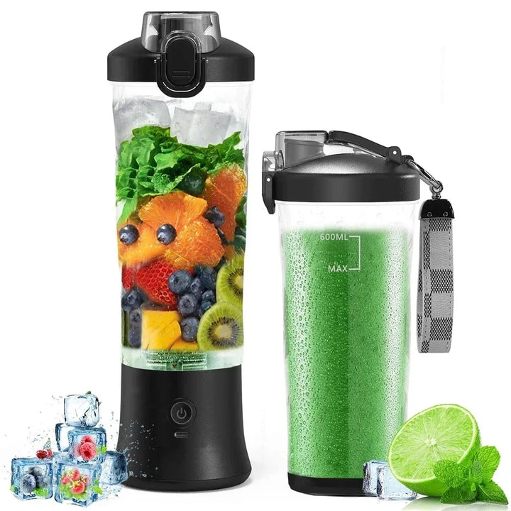 🍓 Xiaomi Portable 600ML Blender – Mini Juicer for Shakes &amp; Smoothies 🌱