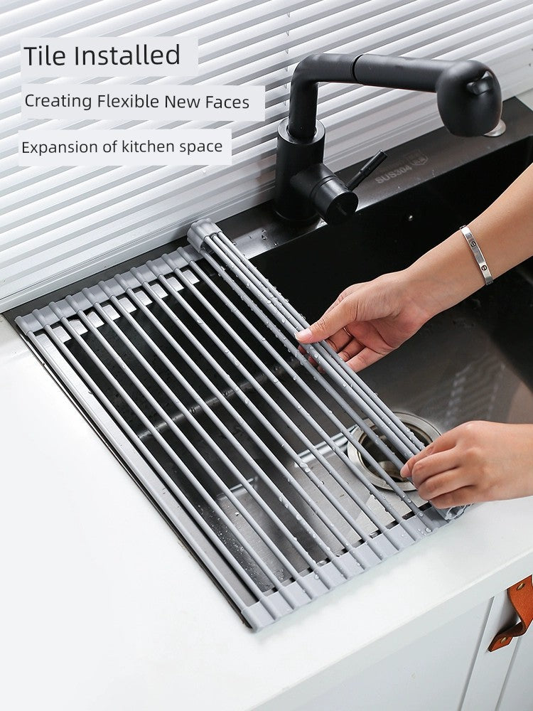 🌟 The Aspire Shop Foldable Retractable Plate Rack for Kitchen &amp; Poolside 🍽️