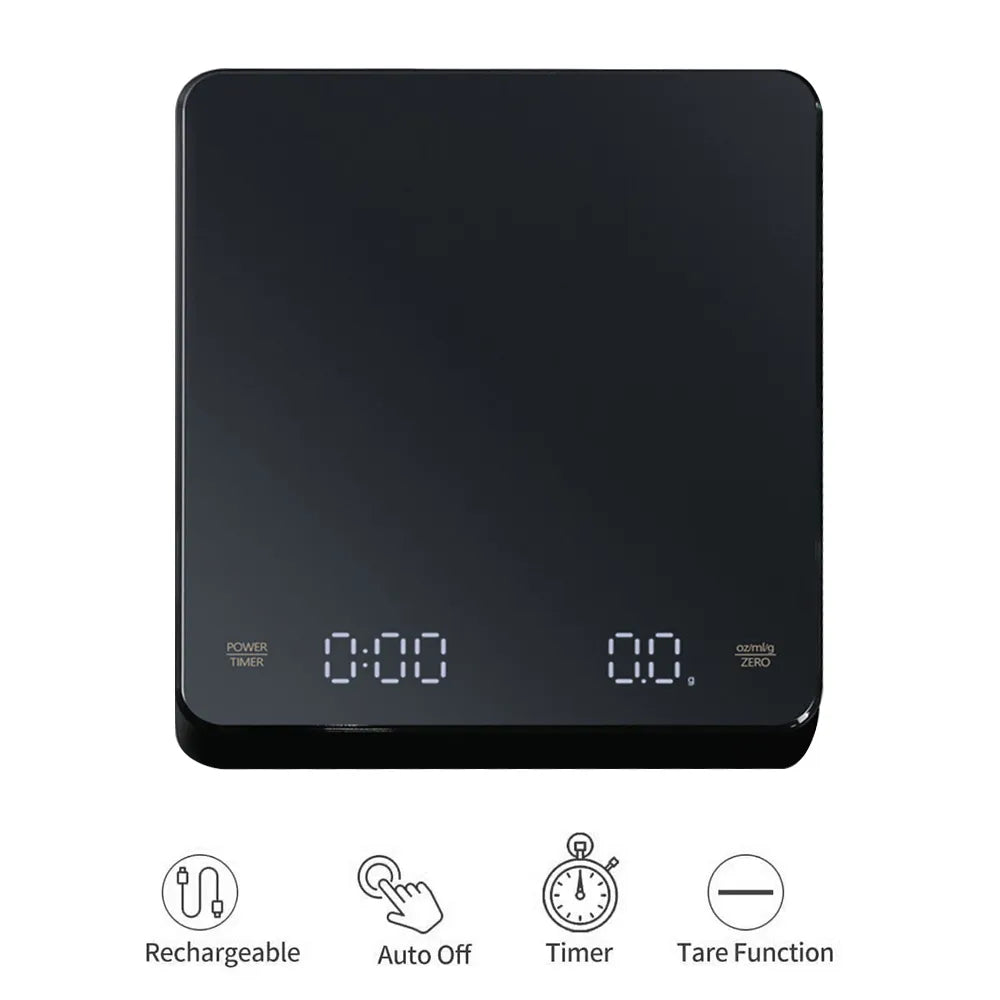 The Aspire Shop Coffee Scale with Timer & LED Display