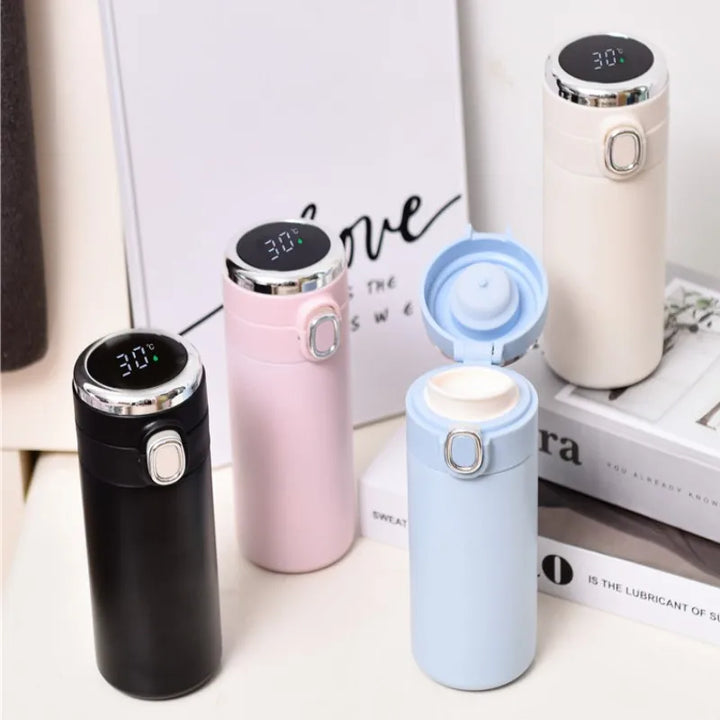 420ml Smart Temperature Display  Stainless Steel Thermos Bottle