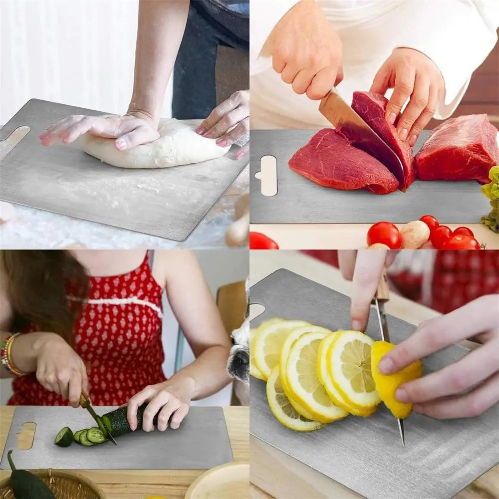 HypeUp Double-Sided Food-Grade Cutting Board - Thick, Mildew-Resistant