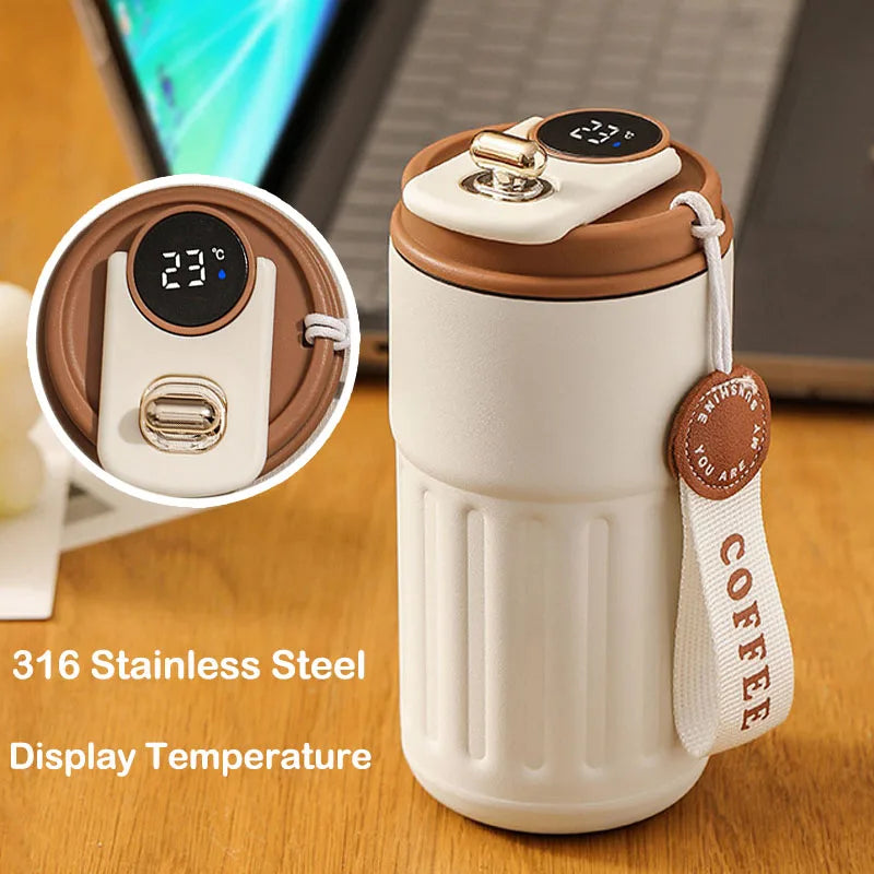 Smart Thermos Bottle - 450ml with Temperature Display