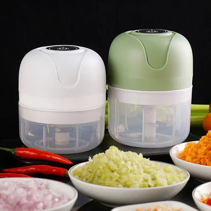 Mini Electric Garlic &amp; Meat Grinder