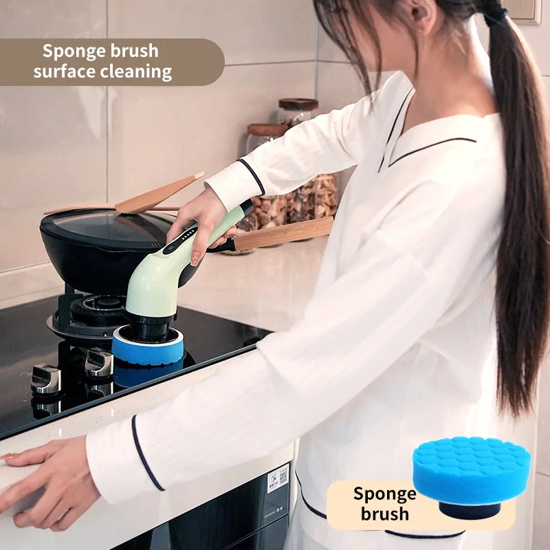 9-in-1 Electric Spin Cleaning Brush