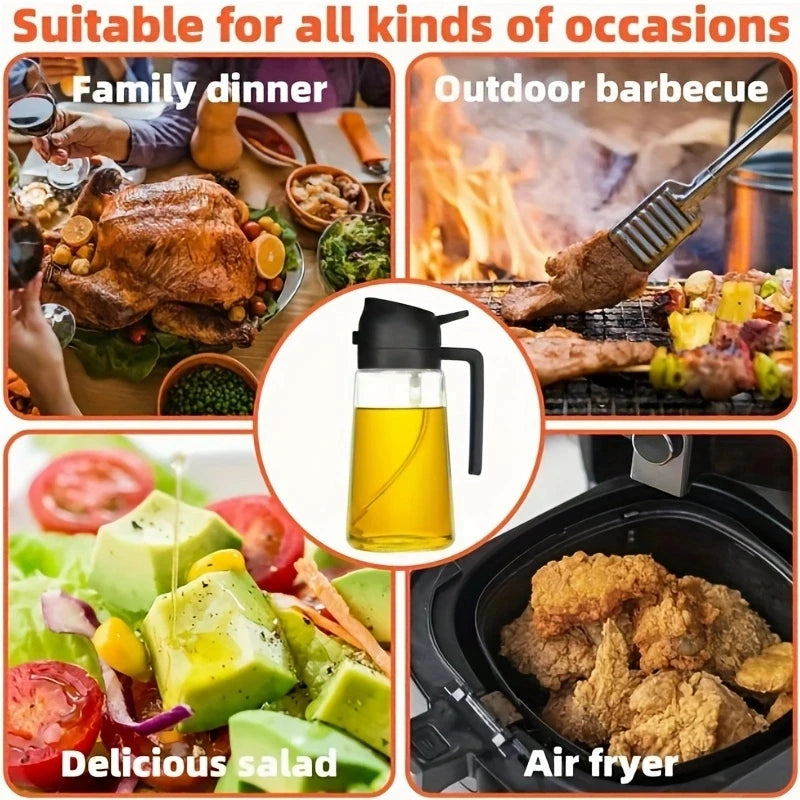 Kitchen Oil Sprayer Household Spray-pour Dual-purpose Air Fryer Olive Oil theaspireshop.com 