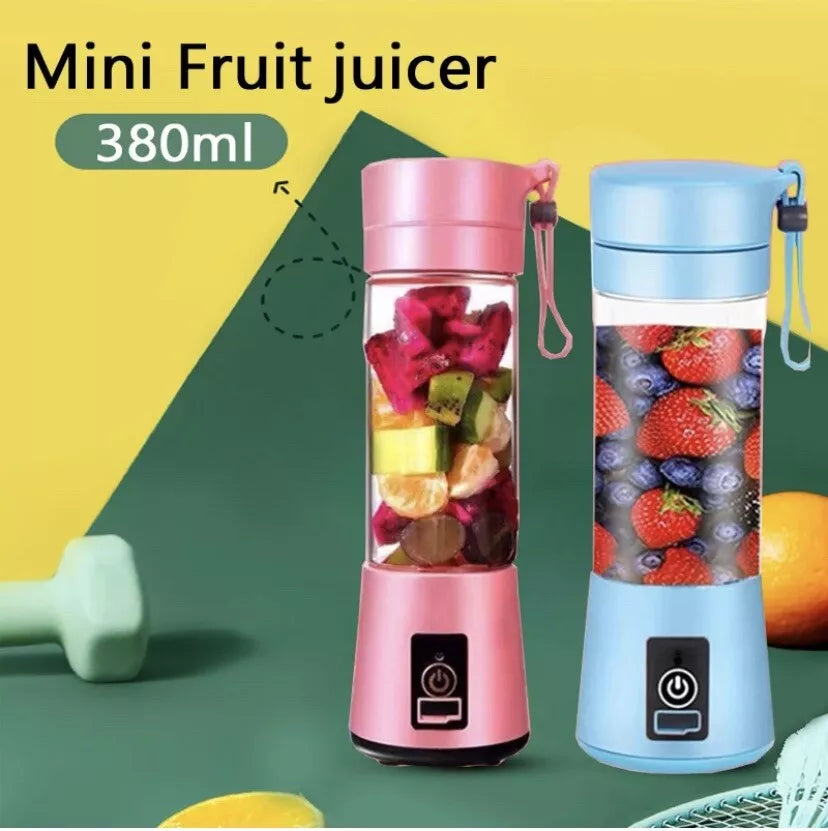 🌟 The Aspire Shop Portable Electric Fruit Juicer - 380ml USB Rechargeable Smoothie Maker, Sports Blender Bottle 💪🍓