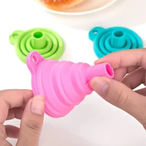 Creative Foldable Funnel Silicone Funnel Folding Mini Portable Funnels Hung Household Oil Liquid Dispensing Kitchen Tools 70% - Image 4
