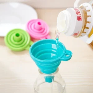 Creative Foldable Funnel Silicone Funnel Folding Mini Portable Funnels Hung Household Oil Liquid Dispensing Kitchen Tools 70% - Image 2