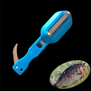 New Practical Fish Scale Skin Remover Scaler Skinner Scraper Knife Cleaner Kitchen Peeler Quick Removal Fishing Tool - Image 5