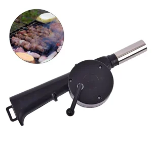 Outdoor Cooking BBQ Fan Air Blower For Barbecue Fire Bellows Hand Crank Tool For Picnic Camping Handheld Cooking Fan Tool - Image 2