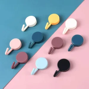 10/5pcs Self Adhesive Wall Hook Strong Without Drilling Coat Bag Bathroom Door Kitchen Towel Hanger Hooks Home Storage - Image 5