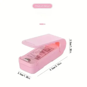 Mini Heat Bag Sealing Machine Package Sealer Thermal Plastic Food Bag Closure Portable Fruit Vegetable Tools - Image 3