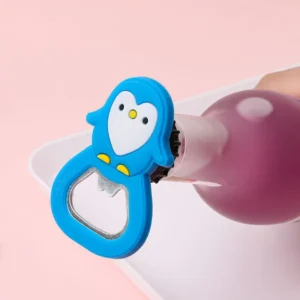 Creative Cartoon Multifunction Silicone Stainless Steel Bottle Opener Beer Fridge Openers Kitchen Tools An Be Fridge Magnet - Image 4