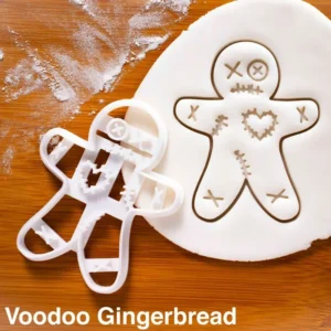 Plastic Gingerbread Man Cookie Mould Cartoon Christmas Biscuit Molds Cookie Press Molds DIY Kitchen Cookie Cutter - Image 4