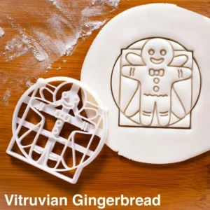 Plastic Gingerbread Man Cookie Mould Cartoon Christmas Biscuit Molds Cookie Press Molds DIY Kitchen Cookie Cutter - Image 3