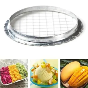 Portable Onion Nets Cutter Manual Knife Sharpener Cutting Fruit Slicer Gadgets Stainless Steel Fruit Peeler Cleaver Kitchen Tool - Image 2