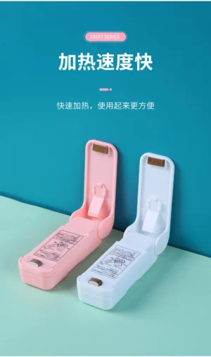 Mini Heat Bag Sealing Machine Package Sealer Thermal Plastic Food Bag Closure Portable Fruit Vegetable Tools - Image 4