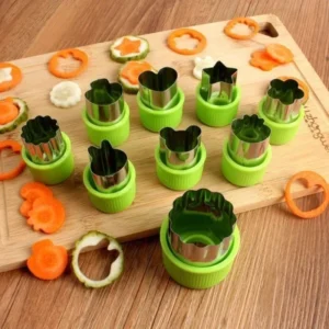 6/8/10pcs Star Heart Shape Vegetables Cutter Fruit Pastry Mini Pie Cutter Kids Food Cookie Mold Baking Tools Kitchen Gadgets - Image 2