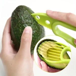 Multifunctional 3 in 1 Avocado Slicer, Handy Outdoor Home Kitchen Camping Accessories Tools - Image 2