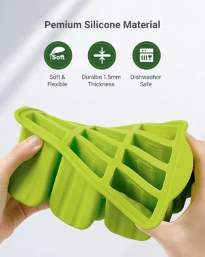 Summer DIY Ice Cream Tools With Wooden Sticks Silicone Popsicle Molds Kitchen Accessories Quench Thirst Snacks - Image 3