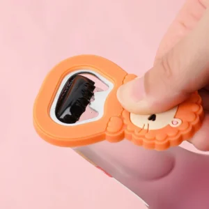 Creative Cartoon Multifunction Silicone Stainless Steel Bottle Opener Beer Fridge Openers Kitchen Tools An Be Fridge Magnet - Image 3