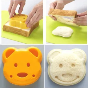 Cute Bear Sandwich Mold Toast Bread Making Cutter Mould Cute Baking Pastry Tools Children Interesting Food Kitchen Accessories - Image 3