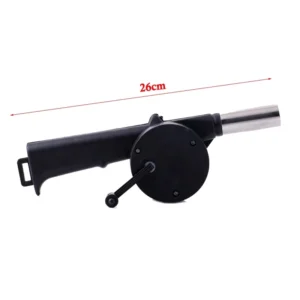 Outdoor Cooking BBQ Fan Air Blower For Barbecue Fire Bellows Hand Crank Tool For Picnic Camping Handheld Cooking Fan Tool - Image 6