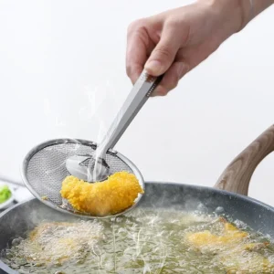 Kitchen Accessories Multifunction Stainless Steel Sieve Filter Spoon Fried Food Oil Strainer Clip Handheld Cooking Tools Gadgets - Image 2