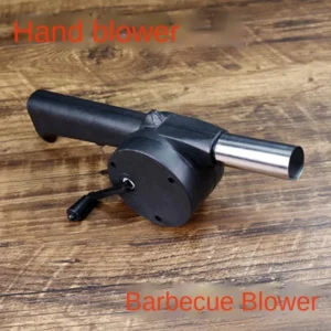 Outdoor Cooking BBQ Fan Air Blower For Barbecue Fire Bellows Hand Crank Tool For Picnic Camping Handheld Cooking Fan Tool - Image 3