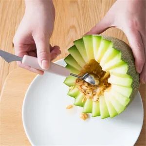 Fruit Platter Carving Knife Melon Spoon Ice Cream Dig Scoop Watermelon Kitchen DIY Cold Dishes Gadgets Slicer Tools - Image 6