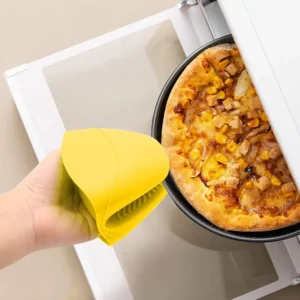 2pcs Silicone Cooking Pinch Grips Oven Mitts Potholder Mini Oven Gloves for Kitchen Cooking Baking Air Fryers Microwaves - Image 3